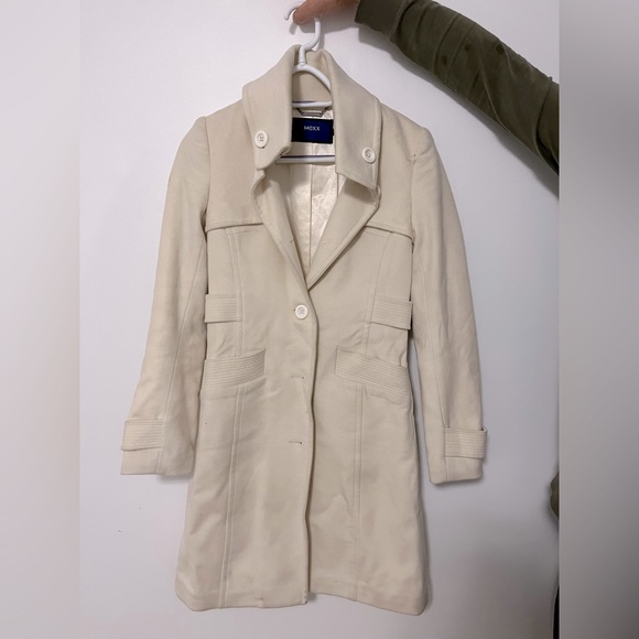 Mexx Jackets & Blazers - Mexx Pea Coat - Cream